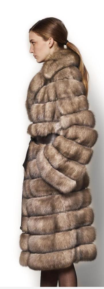 Пальто из меха соболя Onora - 4L
